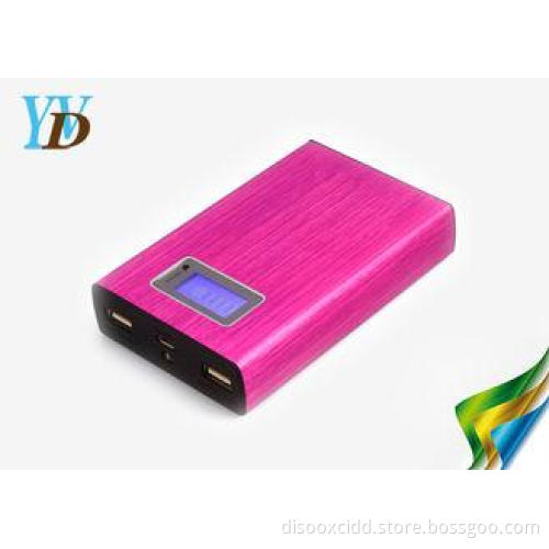Aluminum 7200mAh Square Universal Portable Power Bank USB B